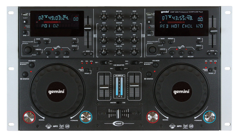 Gemini CDMP-6000 Professional ターンテーブル DJ-